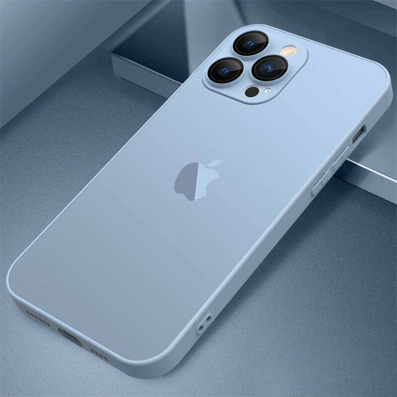 Capa Case Glass Luxo Premium Fosca Cromada Para iPhone