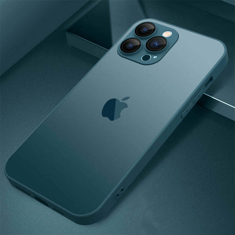 Capa Case Glass Luxo Premium Fosca Cromada Para iPhone
