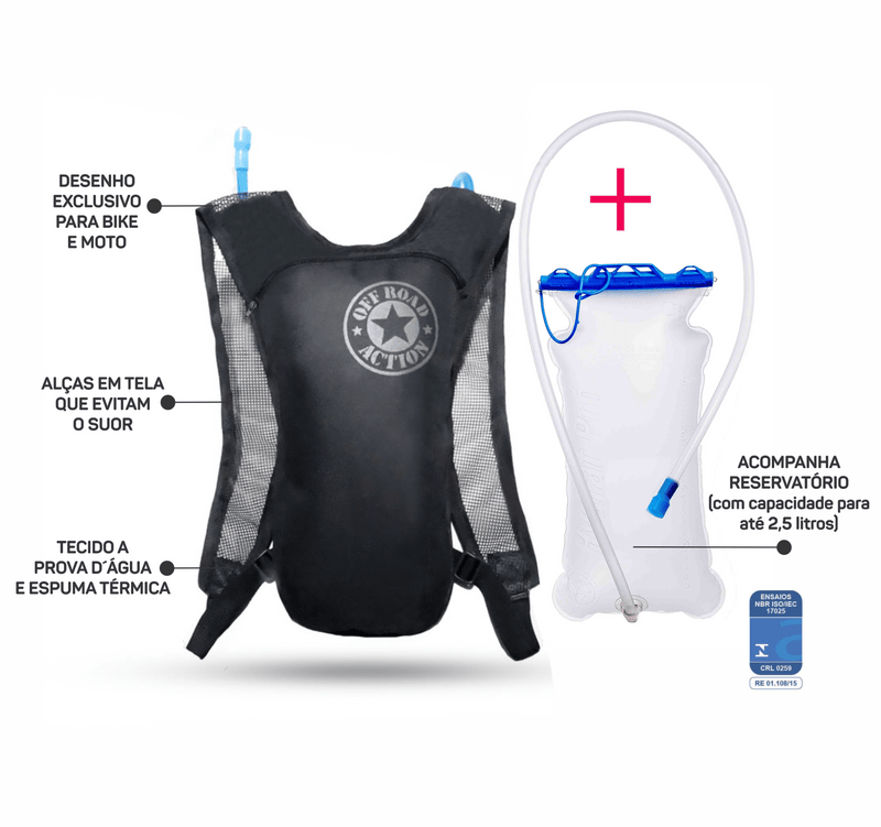 Mochila De Hidratação Offroad